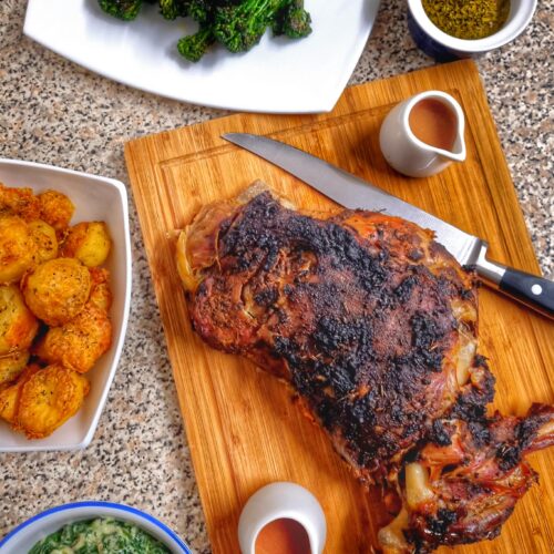 Slow roast lamb shoulder
