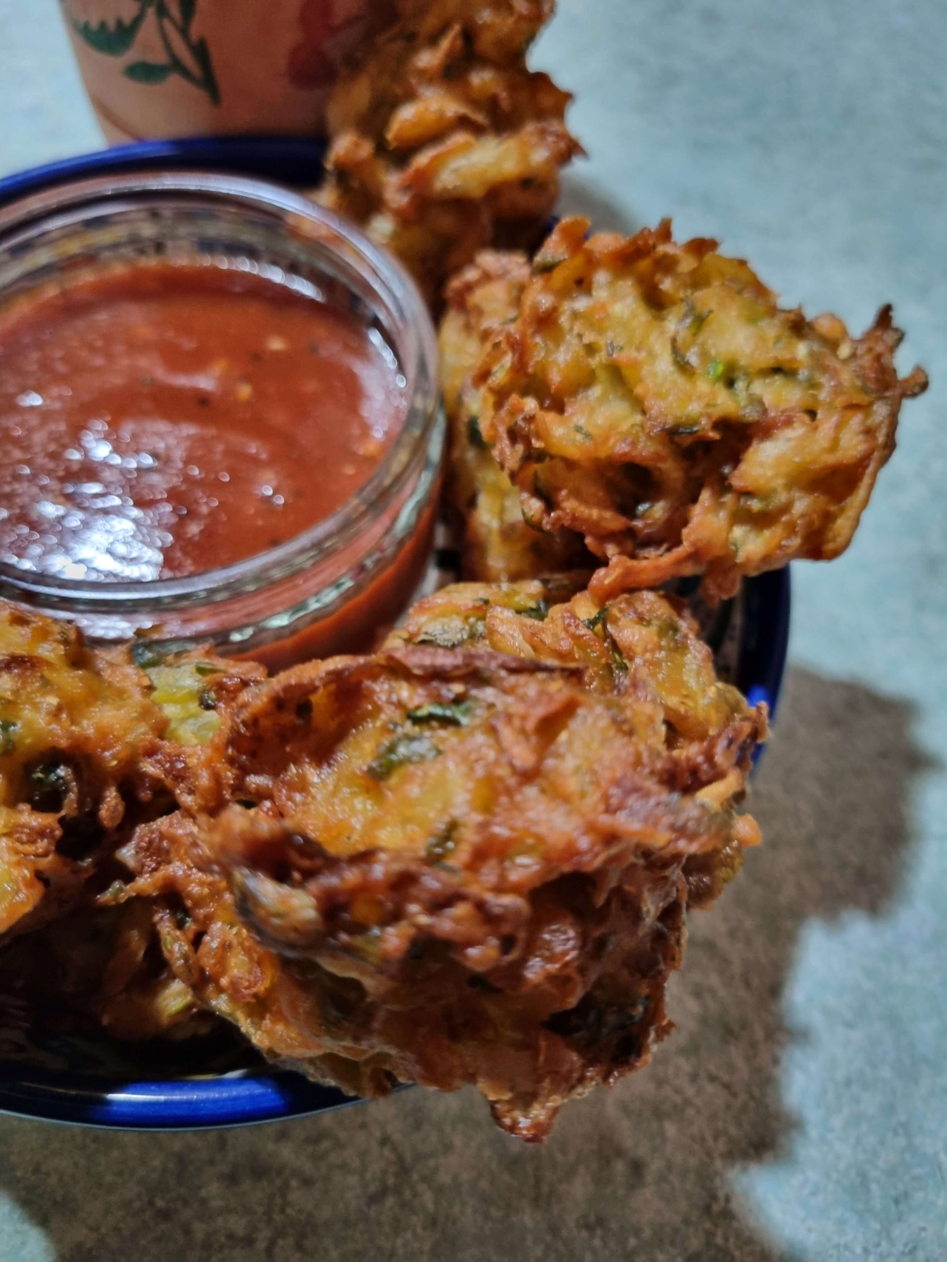 Sprout and Onion Bhajis by FoodieChief